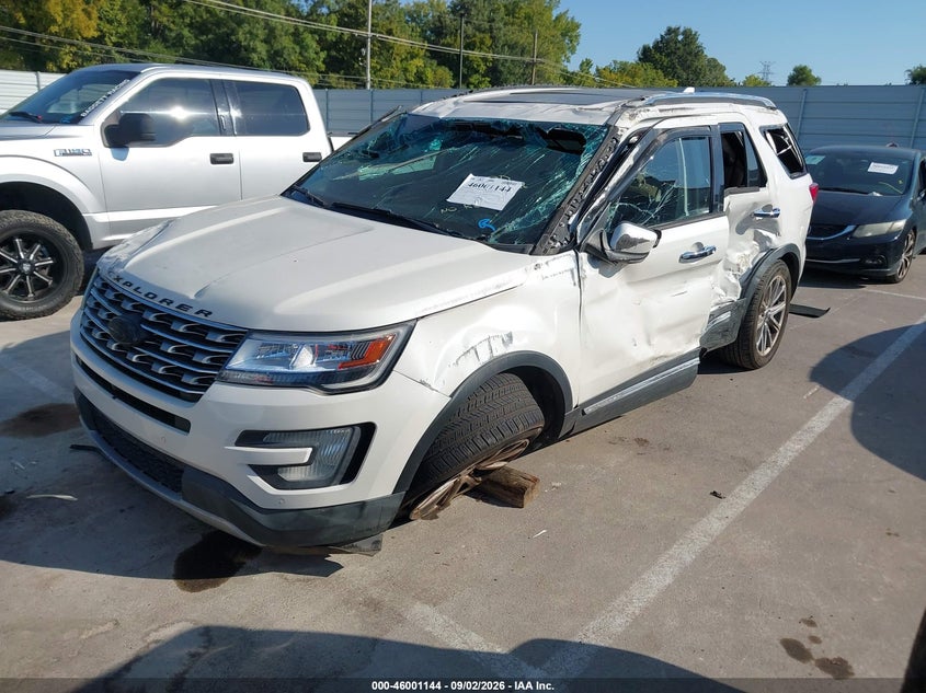 Vin: 1fm5k7f82ggb98373, lot: 46500489, ford explorer limited 20162