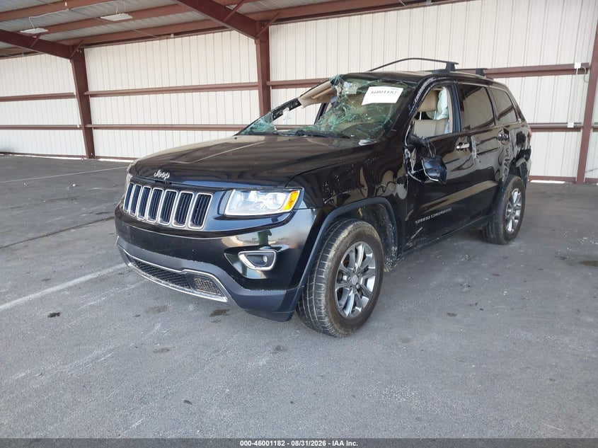 Vin: 1c4rjfbg0gc494905, lot: 46500527, jeep grand cherokee limited 20162