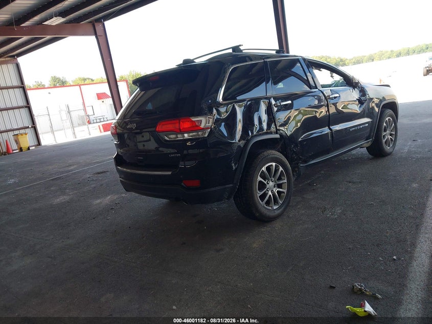 Vin: 1c4rjfbg0gc494905, lot: 46500527, jeep grand cherokee limited 20164