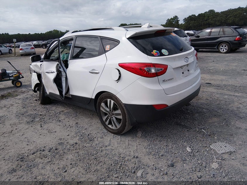 Vin: km8ju3ag4eu907223, lot: 46500581, hyundai tucson limited 20143