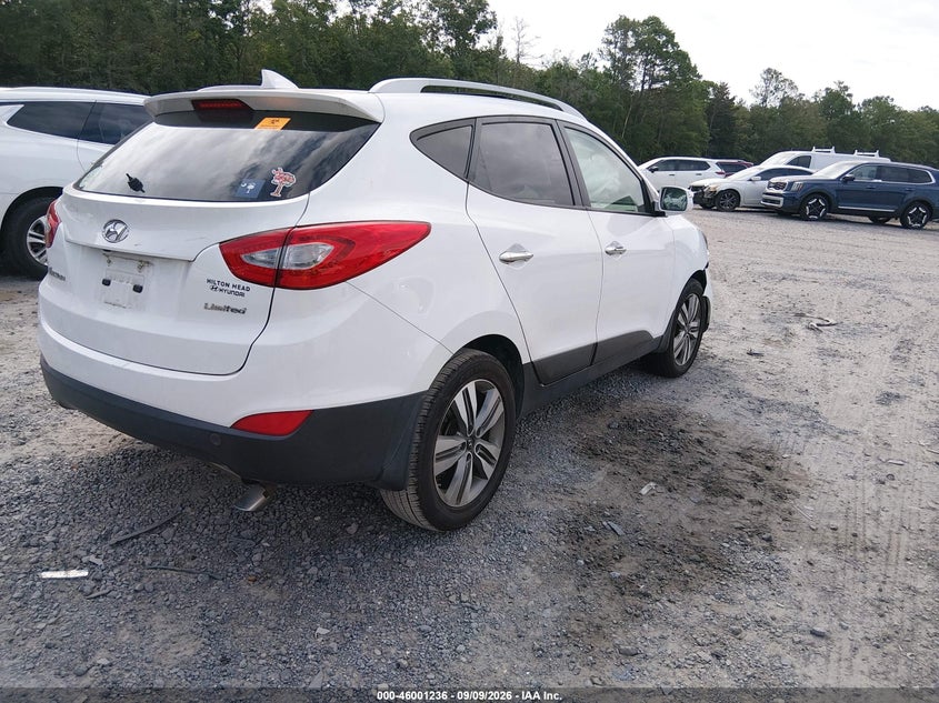 Vin: km8ju3ag4eu907223, lot: 46500581, hyundai tucson limited 20144