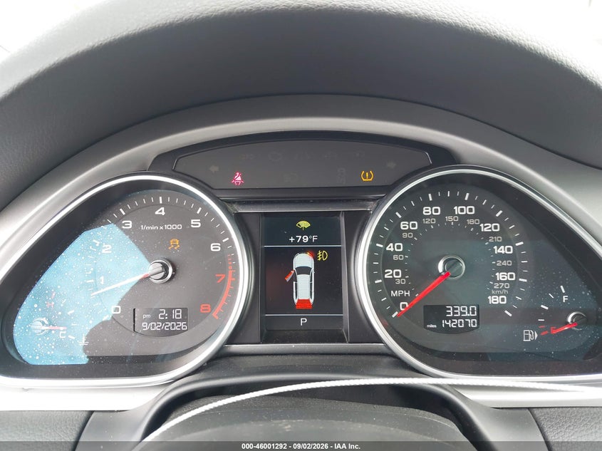 AUDI Q7 2013 VIN WA1DGBFE5DD009054