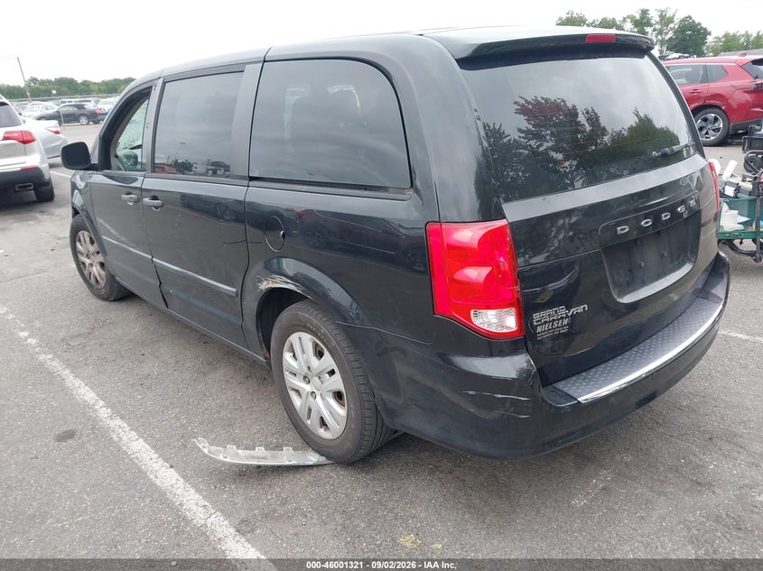 Vin: 2c4rdgbgxer462772, lot: 46500666, dodge grand caravan american value pkg 20143