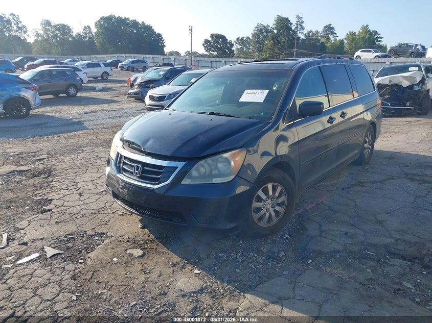 2010 Honda Odyssey, Удар спереду, IAAI, VIN 5FNRL3H7XAB092691 — фото 2