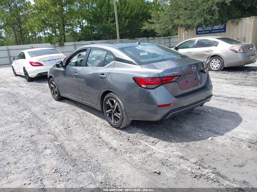 Vin: 3n1ab8cv1sy377243, lot: 46500739, nissan sentra sv 20253