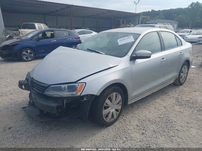 2011 Volkswagen Jetta, Удар спереду, IAAI, VIN 3VWDZ7AJ5BM373300 — фото 2