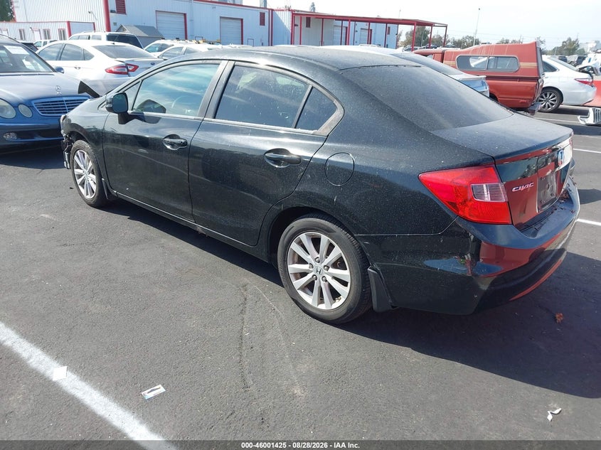 2012 HONDA CIVIC SEDAN 1.8L I-4 VVT, REGULAR , 140HP