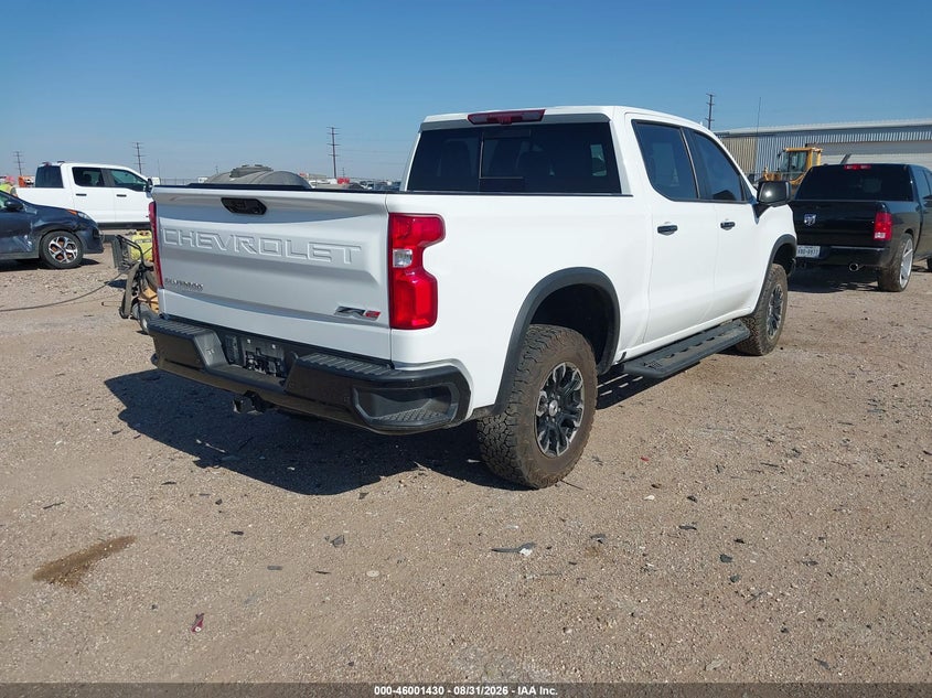 Vin: 3gcudhel2ng557132, lot: 46500775, chevrolet silverado 1500 4wd  short bed zr2 20224