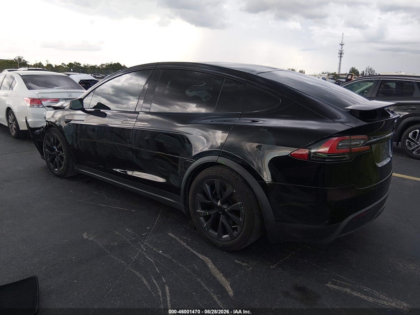 Vin: 7saxcbe63nf330192, lot: 46500814, tesla model x plaid tri motor all-wheel drive 20223