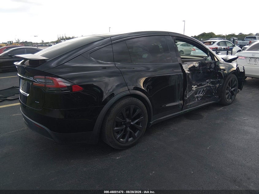 Vin: 7saxcbe63nf330192, lot: 46500814, tesla model x plaid tri motor all-wheel drive 20224