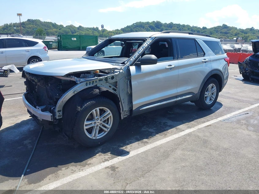 Vin: 1fmsk8dh5lgc25880, lot: 46500867, ford explorer xlt 20202