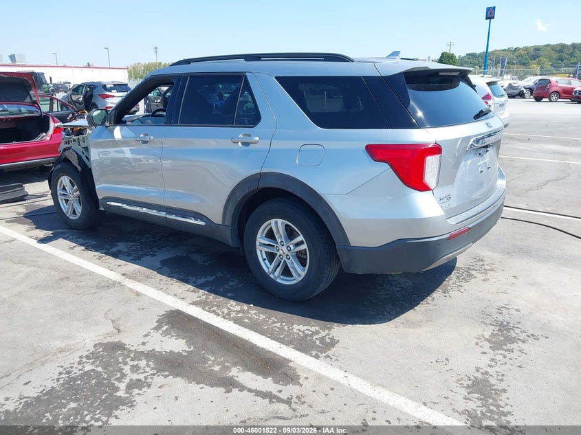 Vin: 1fmsk8dh5lgc25880, lot: 46500867, ford explorer xlt 20203