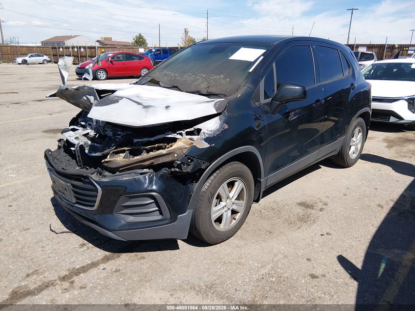 2019 Chevrolet Trax, Engine Burn, IAAI, VIN 3GNCJKSB4KL221876 — photo 2