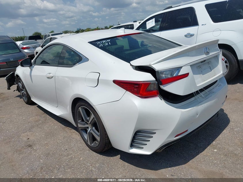 Vin: jthha5bc2h5005881, lot: 46500956, lexus rc 200t 20173