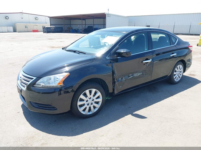 2015 Nissan Sentra, Лівий бік, IAAI, VIN 3N1AB7AP7FL678603 — фото 2