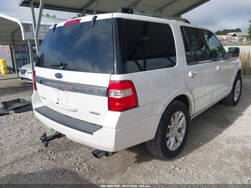 Vin: 1fmju1kt7hea15661, lot: 46500990, ford expedition limited 20174