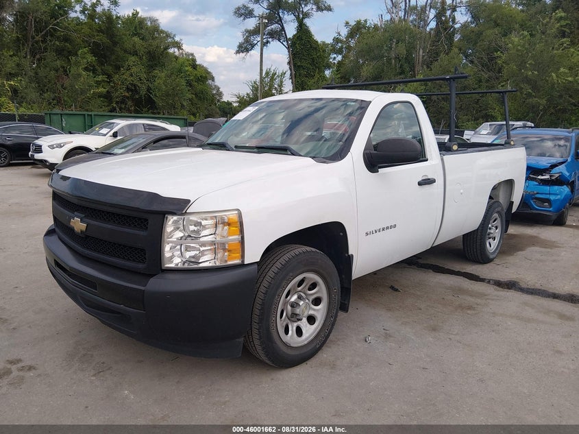 Vin: 1gcncpexxbz105980, lot: 46501007, chevrolet silverado 1500 work truck 20112