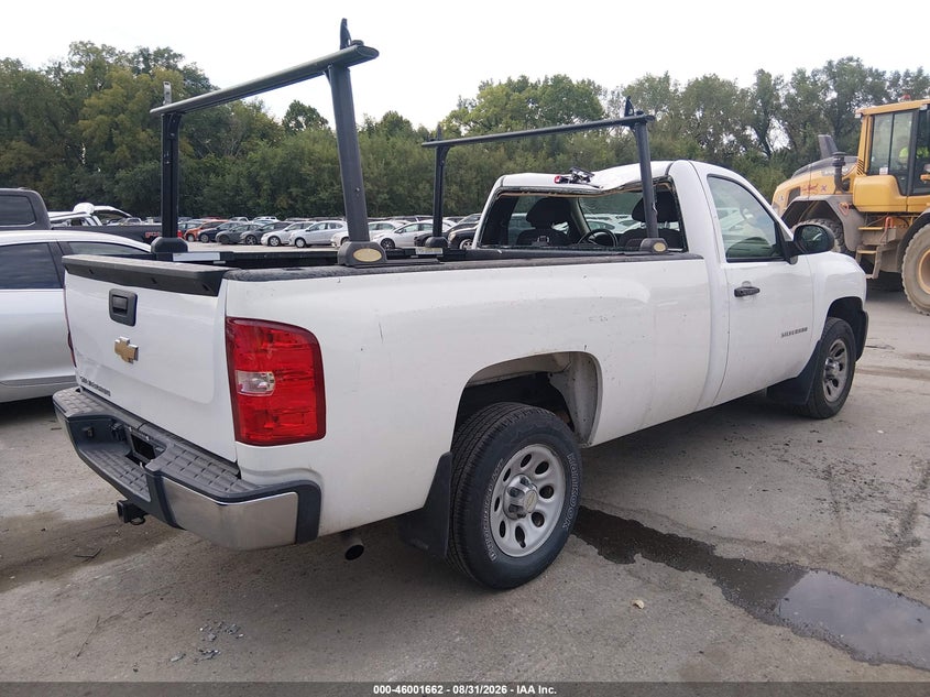Vin: 1gcncpexxbz105980, lot: 46501007, chevrolet silverado 1500 work truck 20114