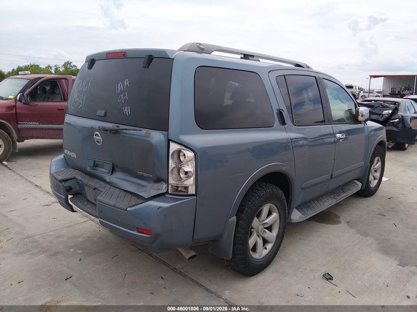 NISSAN ARMADA 2012 VIN 5N1BA0ND1CN618531