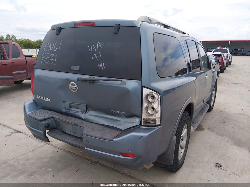 NISSAN ARMADA 2012 VIN 5N1BA0ND1CN618531