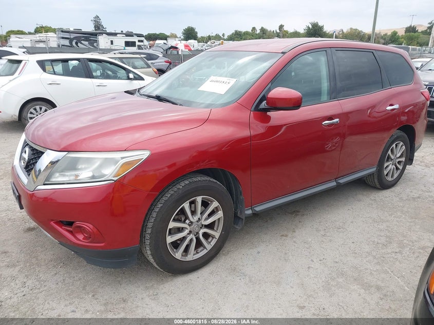 2014 NISSAN PATHFINDER auction photo 2