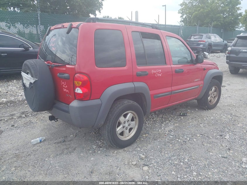 JEEP LIBERTY 2004 VIN 1J4GL48K94W326718