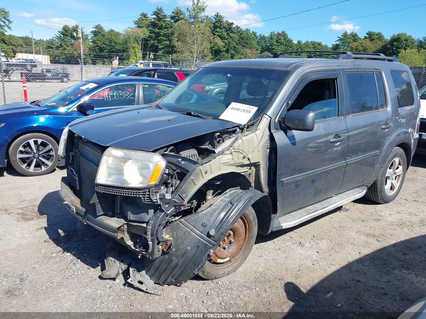 Vin: 5fnyf4h58cb039286, lot: 46501203, honda pilot ex-l 20122