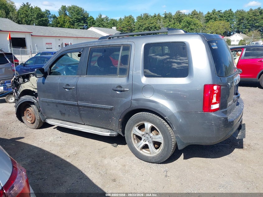 Vin: 5fnyf4h58cb039286, lot: 46501203, honda pilot ex-l 20123