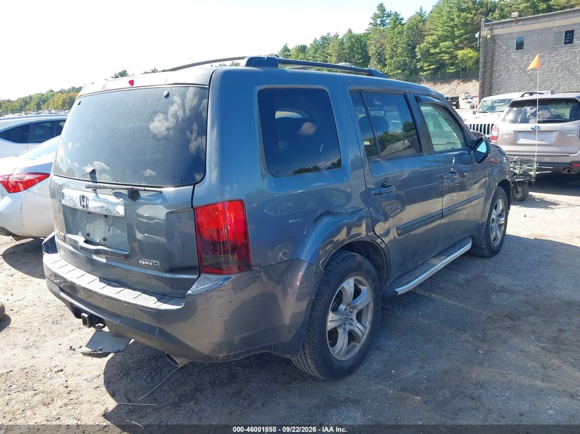 Vin: 5fnyf4h58cb039286, lot: 46501203, honda pilot ex-l 20124