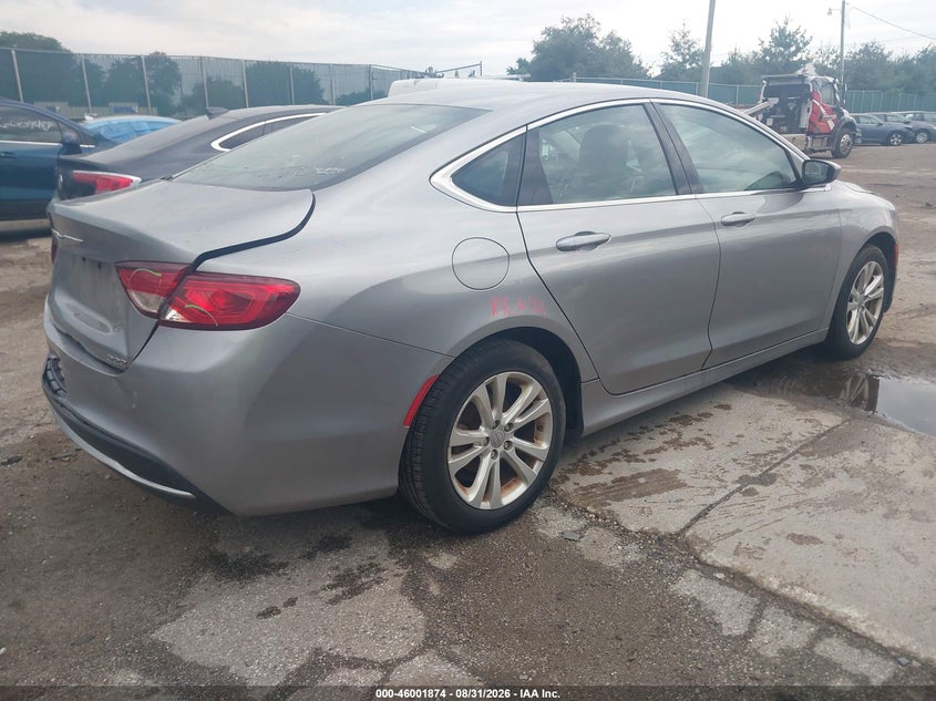 Vin: 1c3cccab0fn548165, lot: 46501219, chrysler 200 limited 20154