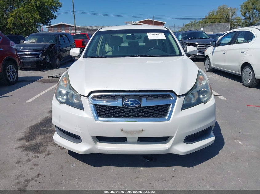 2013 SUBARU LEGACY SEDAN 2.5L H-4 DOHC, VVT, REGULAR , 173HP