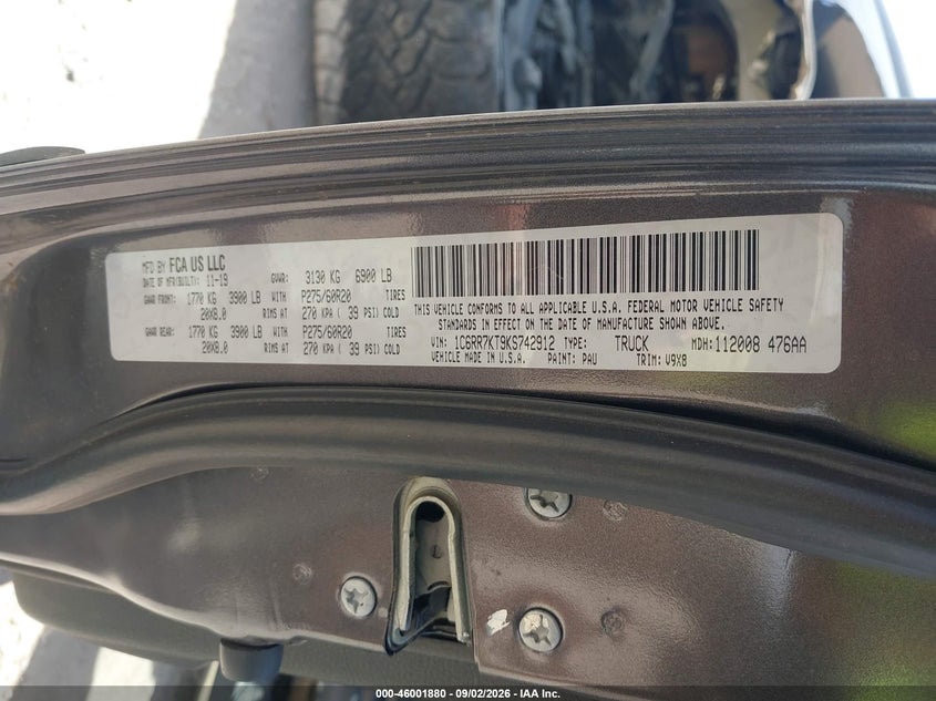 2019 RAM 1500 CLASSIC TRADESMAN 4X4 5'7 BOX · Фото 9