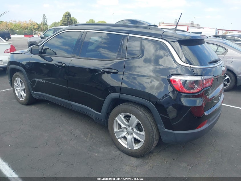 Vin: 3c4njcbb1nt199590, lot: 46501253, jeep compass latitude fwd 20223