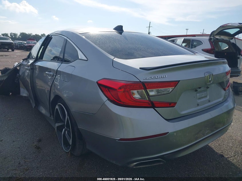 Vin: 1hgcv2f37ma010697, lot: 46501269, honda accord sport 2.0t 20213