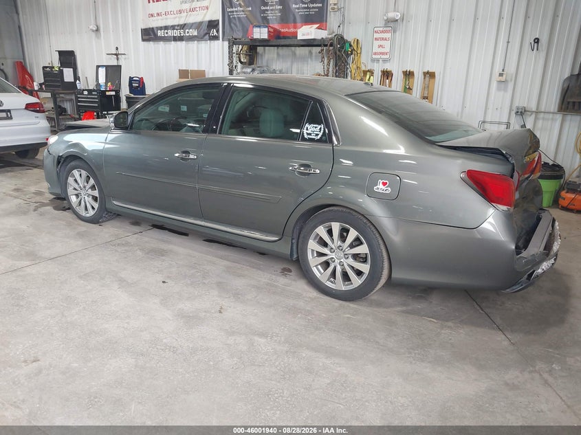 Vin: 4t1bk3db4cu468774, lot: 46501285, toyota avalon limited 20123