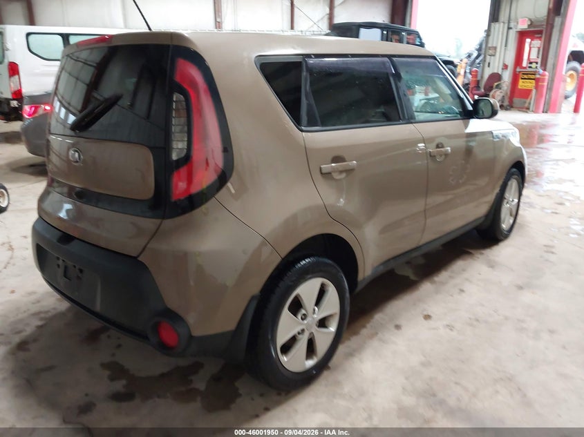 Vin: kndjn2a29g7332232, lot: 46501295, kia soul 20164