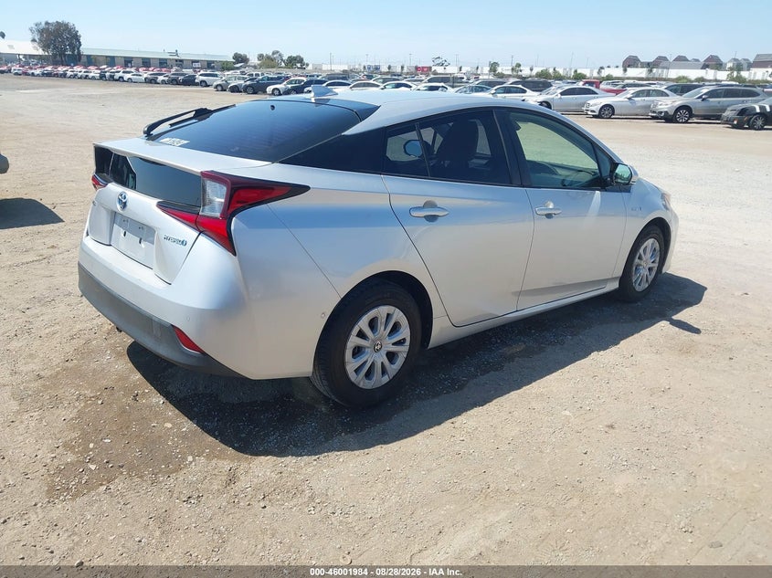 Vin: jtdkarfuxk3094023, lot: 46501329, toyota prius le 20194