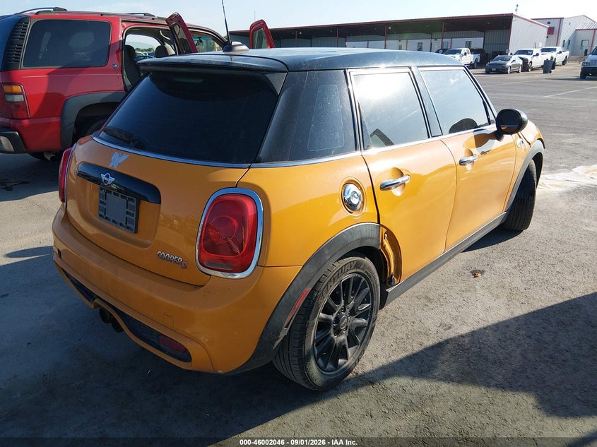 Vin: wmwxu3c52f2b56551, lot: 46501391, mini hardtop cooper s 20154
