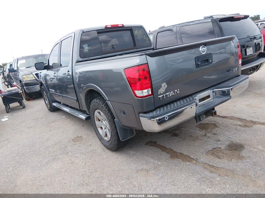 Vin: 1n6ba0ed3fn507680, lot: 46501410, nissan titan sv 20153