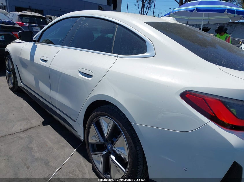 Vin: wby43aw00rft32499, lot: 46501421, bmw i4 gran coupe edrive35 20243