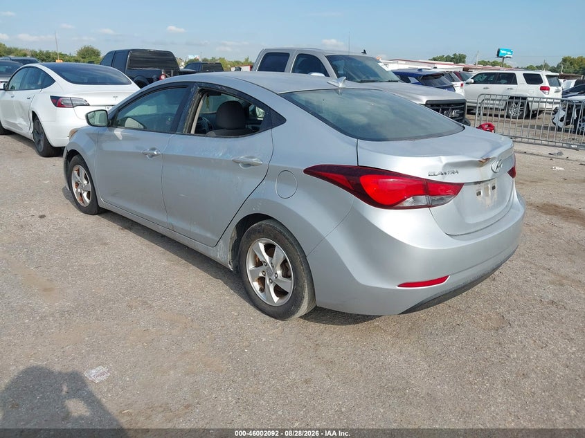 2014 HYUNDAI ELANTRA auction photo 3