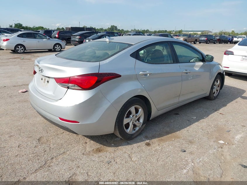 2014 HYUNDAI ELANTRA auction photo 4