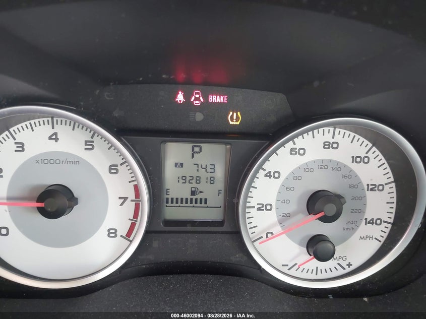 2012 SUBARU IMPREZA 2.0I PREMIUM · Фото 16