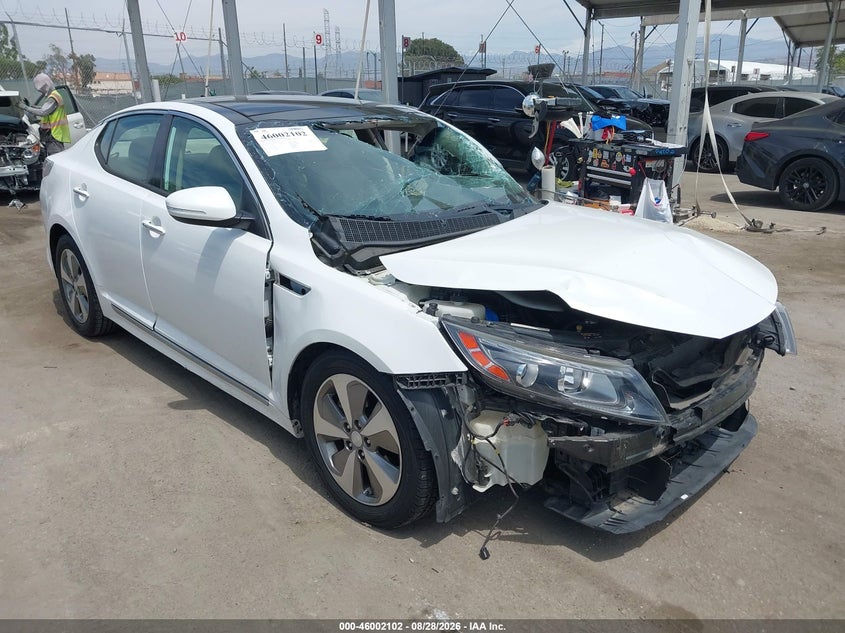 Vin: knagn4ad4e5071315, lot: 46501447, kia optima hybrid ex 2014 img_1