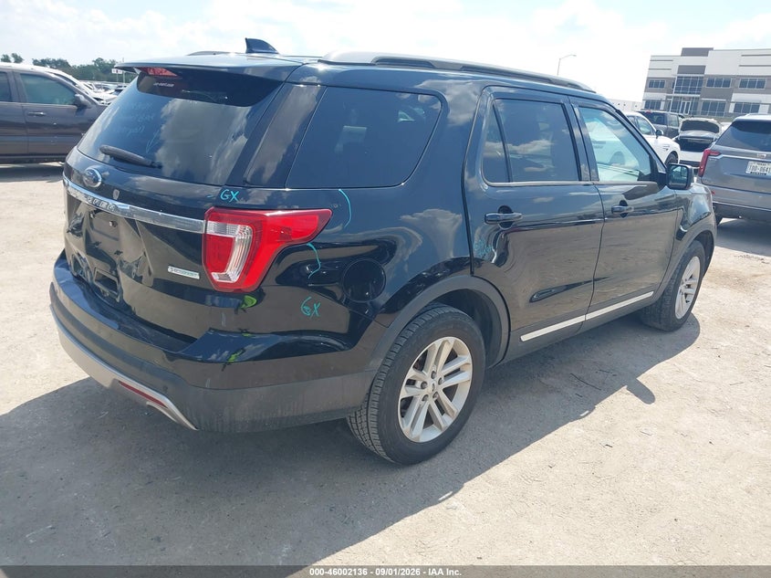 Vin: 1fm5k7dh8ggc85682, lot: 46501481, ford explorer xlt 20164