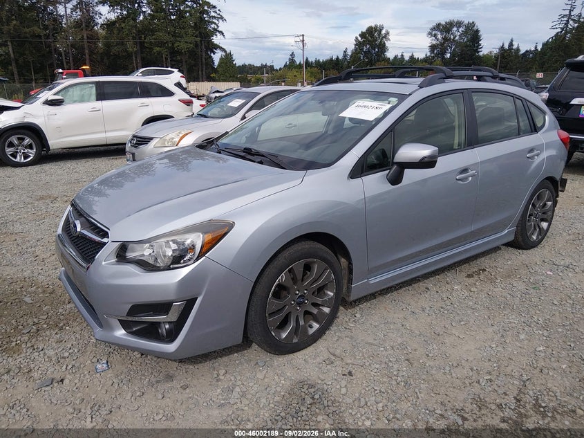 Vin: jf1gpaw61fh217178, lot: 46501534, subaru impreza 2.0i sport limited 20152