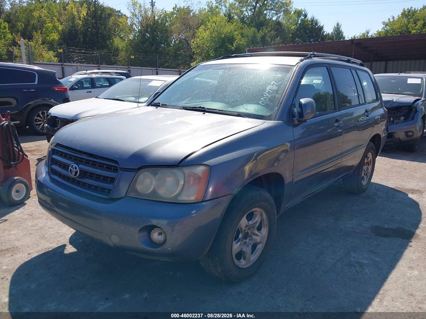 2003 Toyota Highlander, Обычный износ, IAAI, VIN JTEGF21A730109264 — фото 2