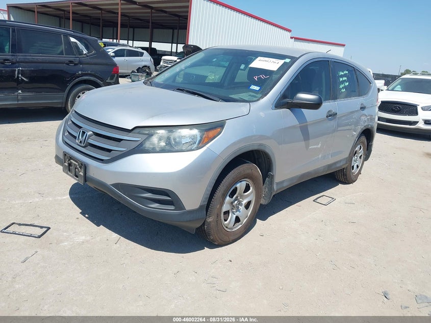 2013 Honda CR-V, Left Rear, IAAI, VIN 3CZRM3H33DG706127 — photo 2