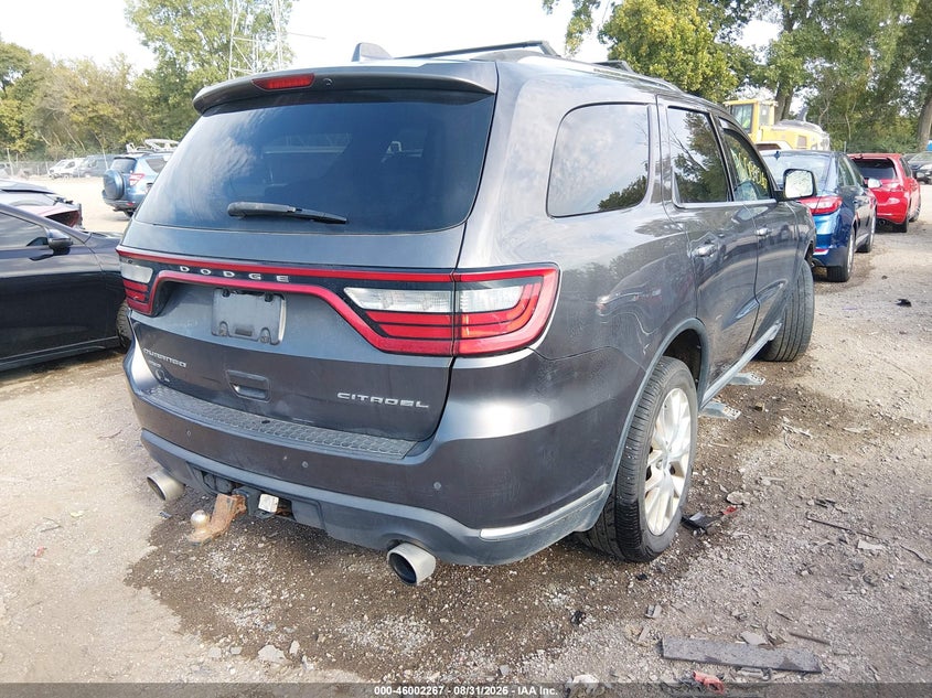 Vin: 1c4sdjet8ec342016, lot: 46501612, dodge durango citadel 20144