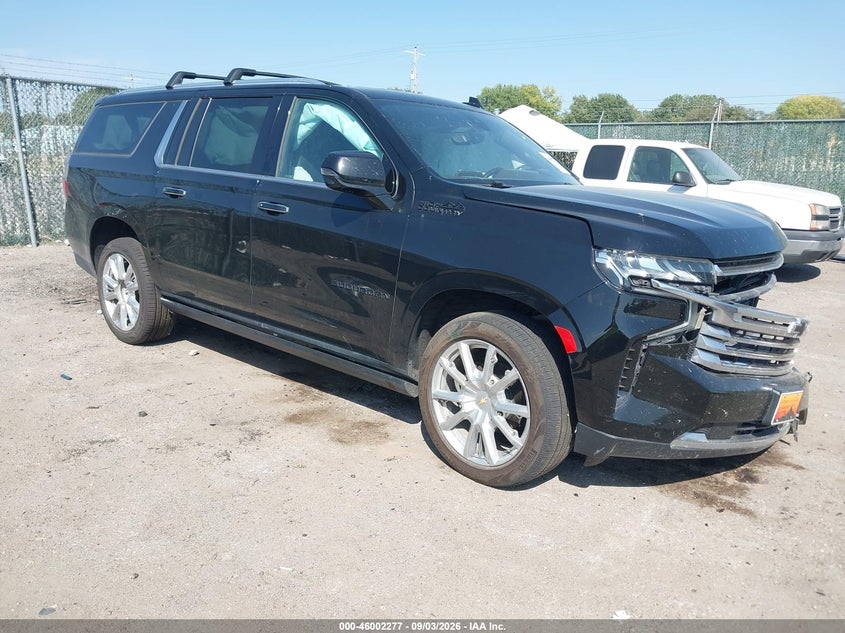 Vin: 1gnskgkt2mr301199, lot: 46501622, chevrolet suburban 4wd high country 2021 img_1